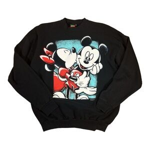 Vintage Mickey & Minnie Sweatshirt - M	(22" x 25")